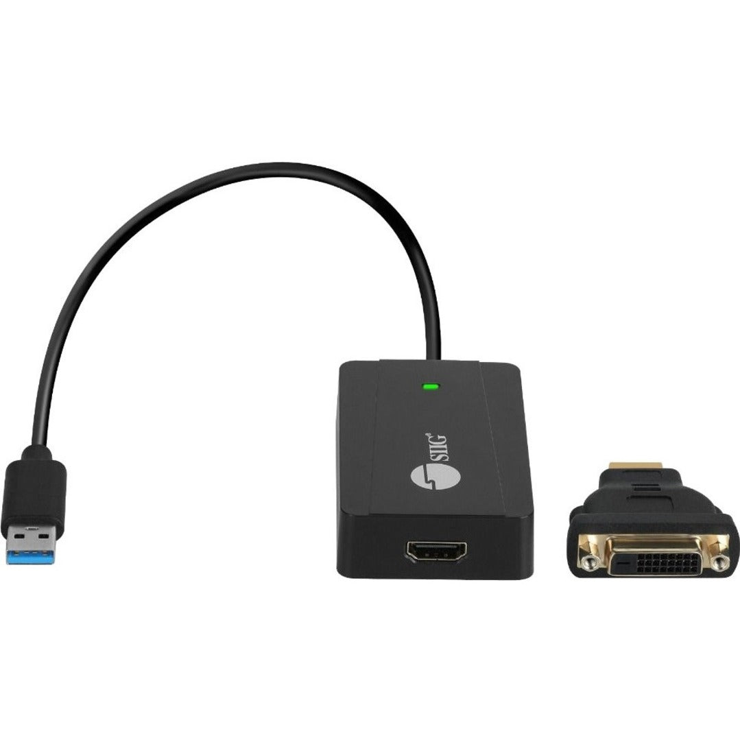 SIIG USB 3.0 to HDMI / DVI Video Adapter Pro