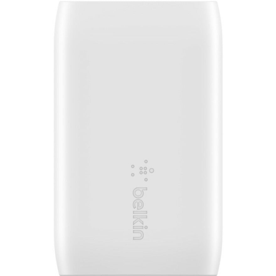 Belkin BoostCharge Dual Wall Charger with PPS (USB-C Cable with Lightning Connector included) - Power Adapter