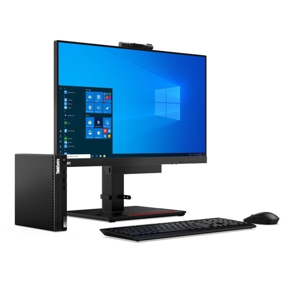 Lenovo ThinkCentre M75q Gen 2 11JN002JUS Desktop Computer - AMD Ryzen 3 PRO 5350GE Quad-core (4 Core) 3.60 GHz - 8 GB RAM DDR4 SDRAM - 1 TB HDD - Tiny - Black