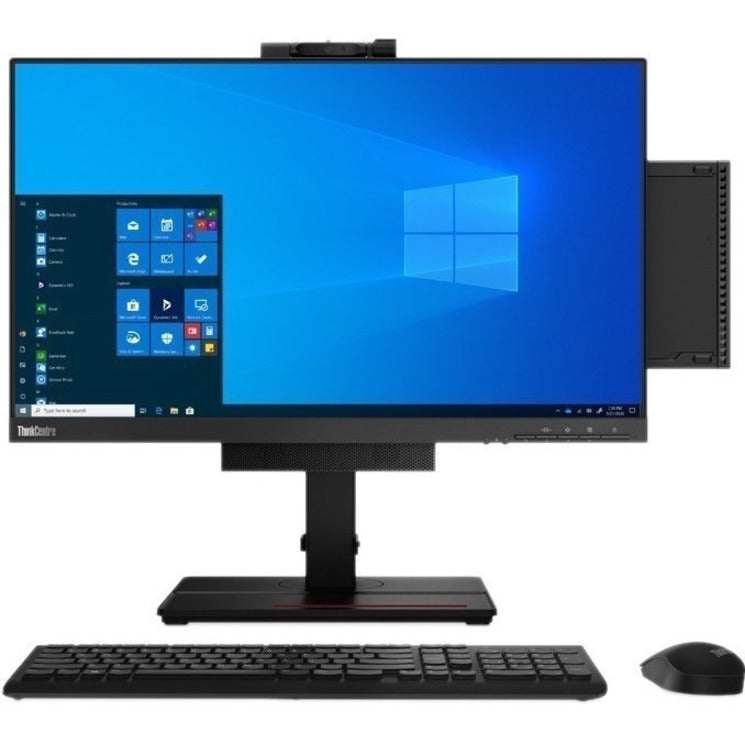 Lenovo ThinkCentre M75q Gen 2 11JN002LUS Desktop Computer - AMD Ryzen 5 PRO 5650GE Hexa-core (6 Core) 3.40 GHz - 8 GB RAM DDR4 SDRAM - 128 GB NVMe M.2 PCI Express PCI Express NVMe SSD - Tiny - Black