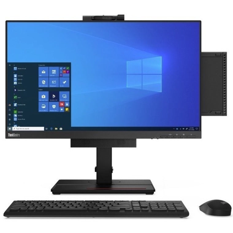 Lenovo ThinkCentre M75q Gen 2 11JN002CUS Desktop Computer - AMD Ryzen 5 PRO 5650GE Hexa-core (6 Core) 3.40 GHz - 8 GB RAM DDR4 SDRAM - 512 GB NVMe M.2 PCI Express PCI Express NVMe SSD - Tiny - Black