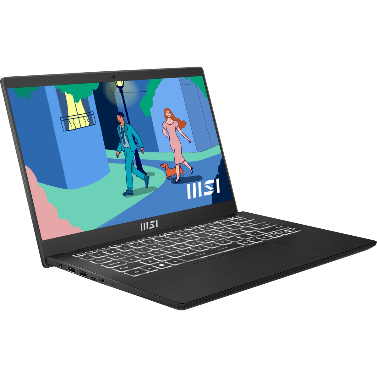 MSI Modern 14 Modern 14 C12M-032 14" Notebook - Full HD - 1920 x 1080 - Intel Core i5 12th Gen i5-1235U 1.30 GHz - 8 GB Total RAM - 512 GB SSD - Classic Black