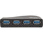 Tripp Lite 4-Port USB-A Mini Hub - USB 3.2 Gen 1 International Plug Adapters