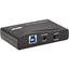 Tripp Lite 4-Port USB-A Mini Hub - USB 3.2 Gen 1 International Plug Adapters