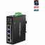 TRENDnet 95W 2-Port Industrial 2.5G PoE++ Injector Supports PoE IEEE 802.3af PoE+ IEEE 802.3at And PoE++ IEEE 802.3bt Not Compatible With Passive PoE Devices Black TI-IG290