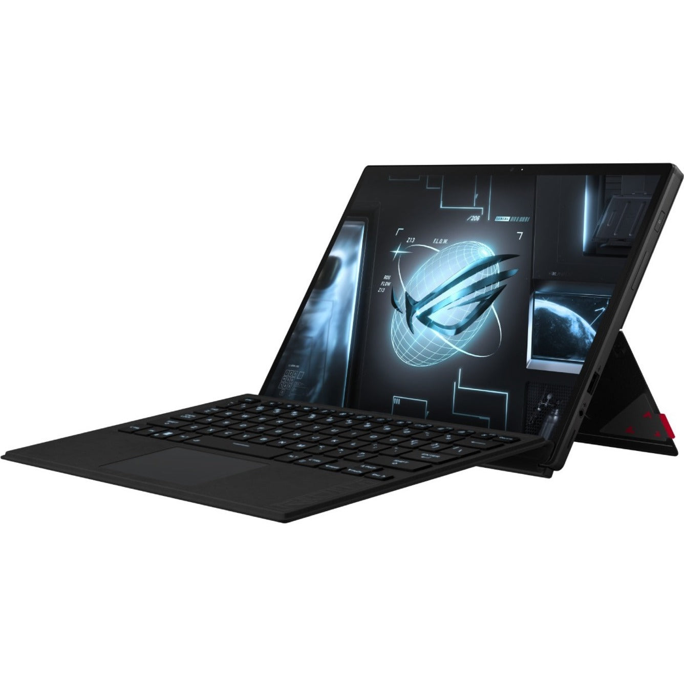 Asus ROG Flow Z13 GZ301 GZ301ZC-PS73 13.4" Touchscreen Detachable 2 in 1 Gaming Notebook - WUXGA - 1920 x 1200 - Intel Core i7 12th Gen i7-12700H Tetradeca-core (14 Core) 2.30 GHz - 16 GB Total RAM - 16 GB On-board Memory - 512 GB SSD - Black