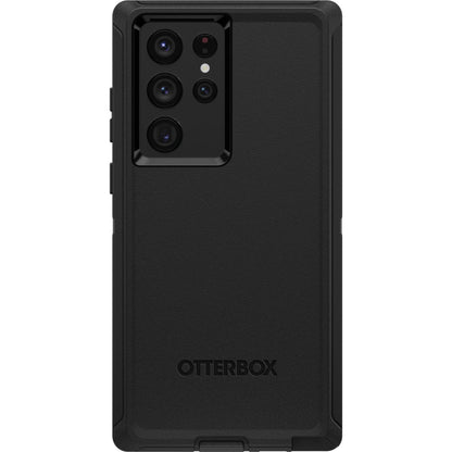 OtterBox Defender Rugged Carrying Case (Holster) Samsung Galaxy S22 Ultra Smartphone - Black