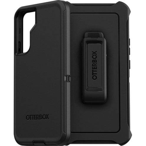 OtterBox Defender Rugged Carrying Case (Holster) Samsung Galaxy S22+ Smartphone - Black
