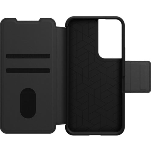 OtterBox Strada Carrying Case (Wallet) Samsung Galaxy S22 Smartphone Cash Card - Shadow Black