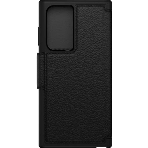 OtterBox Strada Carrying Case (Wallet) Samsung Galaxy S22 Ultra Cash Card Smartphone - Shadow Black