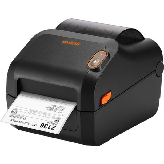 Bixolon XD3-40d Desktop Direct Thermal Printer - Monochrome - Label Print - USB - USB Host - US - Black Orange