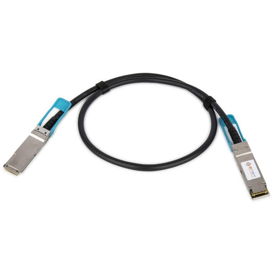 ENET Mellanox Compatible MCP1650-H00AE30 TAA Compliant Functionally Identical 200GBASE-CU QSFP56 to QSFP56 Passive Copper Direct-Attach Cable Assembly .5m