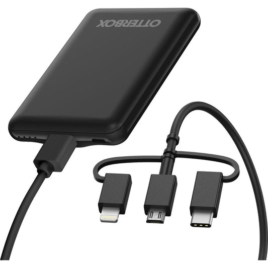 OtterBox Mobile Charging Kit Standard 5000 mAH 3-in-1 Cable