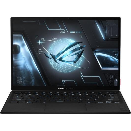 Asus ROG Flow Z13 GZ301 GZ301ZE-XS94-B 13.4" Touchscreen Detachable 2 in 1 Gaming Notebook - WQUXGA - 3840 x 2400 - Intel Core i9 12th Gen i9-12900H Tetradeca-core (14 Core) 2.50 GHz - 16 GB Total RAM - 16 GB On-board Memory - 1 TB SSD - Black