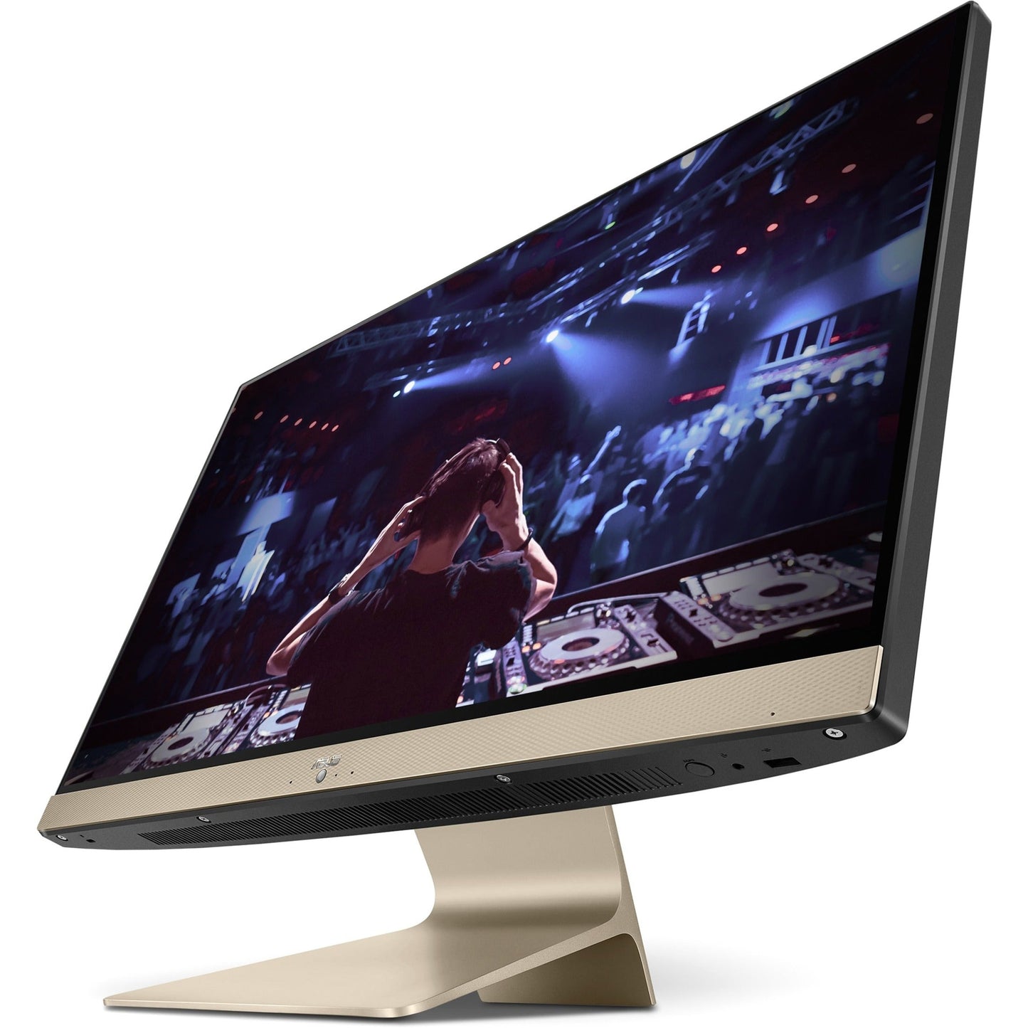 Asus M3700WUA-DS704 All-in-One Computer - AMD Ryzen 7 5700U Octa-core (8 Core) 1.80 GHz - 16 GB RAM DDR4 SDRAM - 512 GB M.2 PCI Express NVMe 3.0 SSD - 27" Full HD 1920 x 1080 Touchscreen Display - Desktop - Black