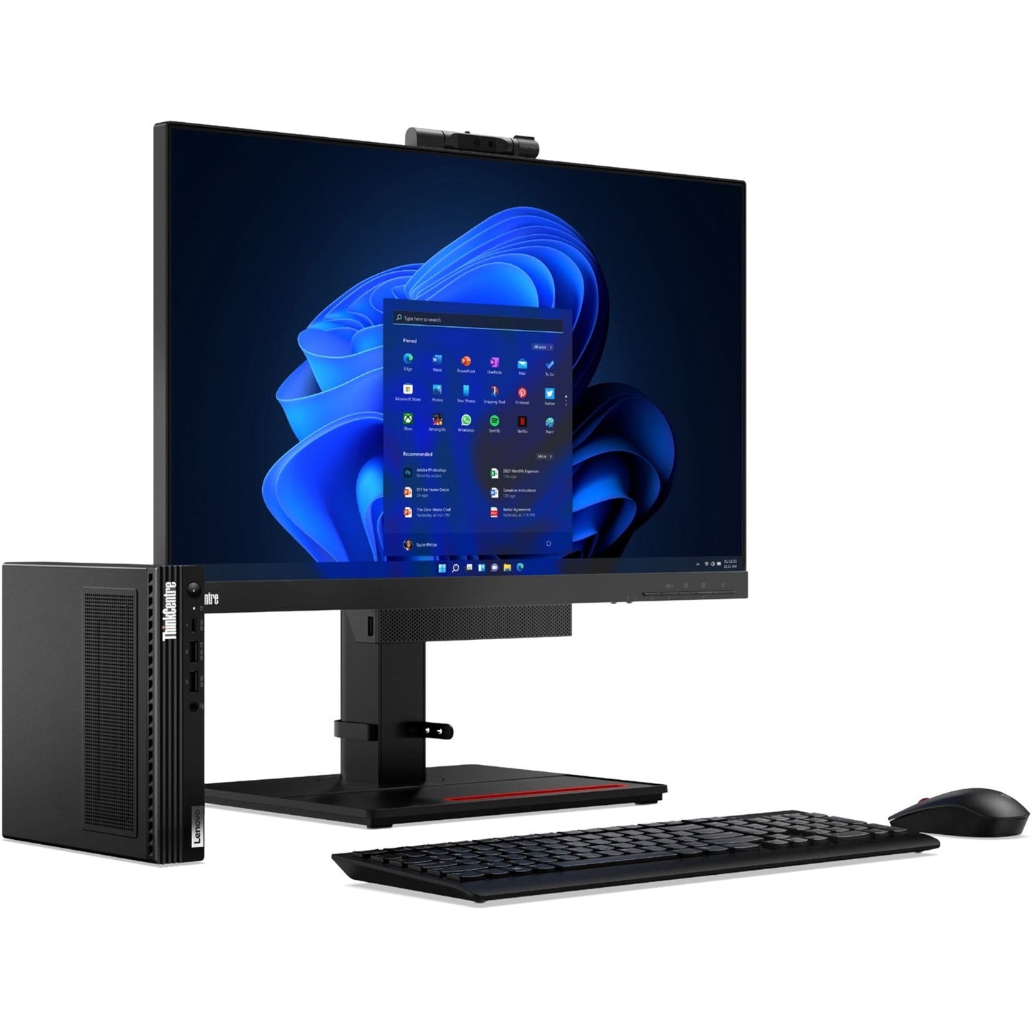 Lenovo ThinkCentre M90q Gen 3 11U50023US Desktop Computer - Intel Core i7 12th Gen i7-12700T 1.40 GHz - 16 GB RAM - 1 TB M.2 PCI Express NVMe 4.0 SSD