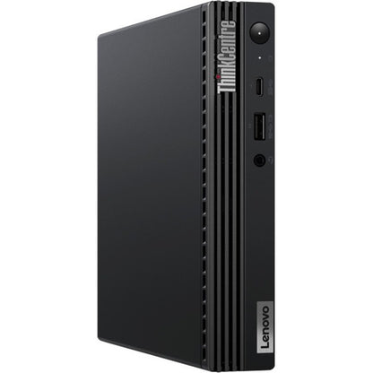 Lenovo ThinkCentre M80q Gen 3 11U1000PUS Desktop Computer - Intel Core i7 12th Gen i7-12700T Dodeca-core (12 Core) 1.40 GHz - 16 GB RAM DDR5 SDRAM - 1 TB M.2 PCI Express NVMe 4.0 SSD - Tiny - Raven Black