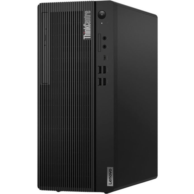 Lenovo ThinkCentre M80t Gen 3 11TE0006US Desktop Computer - Intel Core i7 12th Gen i7-12700 Dodeca-core (12 Core) 2.10 GHz - 16 GB RAM DDR5 SDRAM - 256 GB M.2 PCI Express NVMe 4.0 SSD - Tower - Raven Black