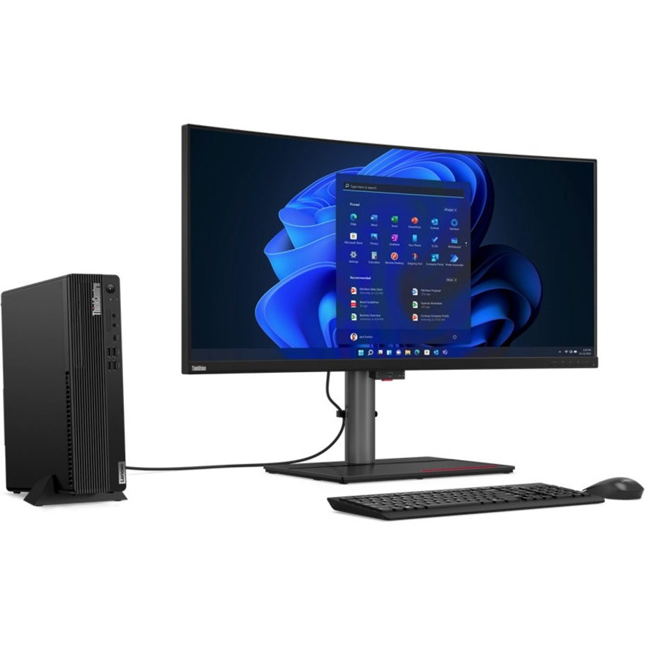 Lenovo ThinkCentre M90s Gen 3 11TT0000US Desktop Computer - Intel Core i5 12th Gen i5-12500 Hexa-core (6 Core) 3 GHz - 8 GB RAM DDR5 SDRAM - 256 GB M.2 PCI Express NVMe 4.0 SSD - Small Form Factor - Raven Black