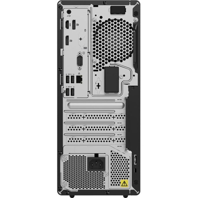 Lenovo ThinkCentre M80t Gen 3 11TE0001US Desktop Computer - Intel Core i9 12th Gen i9-12900 Hexadeca-core (16 Core) 2.40 GHz - 16 GB RAM DDR5 SDRAM - 256 GB M.2 PCI Express NVMe 4.0 SSD - Tower - Raven Black
