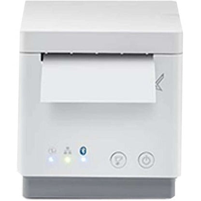 Star Micronics Star Micronices mC-Print3 Thermal WLAN Ethernet (LAN) USB Lightning CloudPRNT - 3" Receipt Printer - 250mm/sec - Monochrome - Auto Cutter - White Color - External Power Supply Included