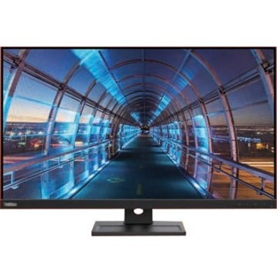 Lenovo ThinkVision E28u-20 28" 4K UHD LCD Monitor - 16:9 - Raven Black