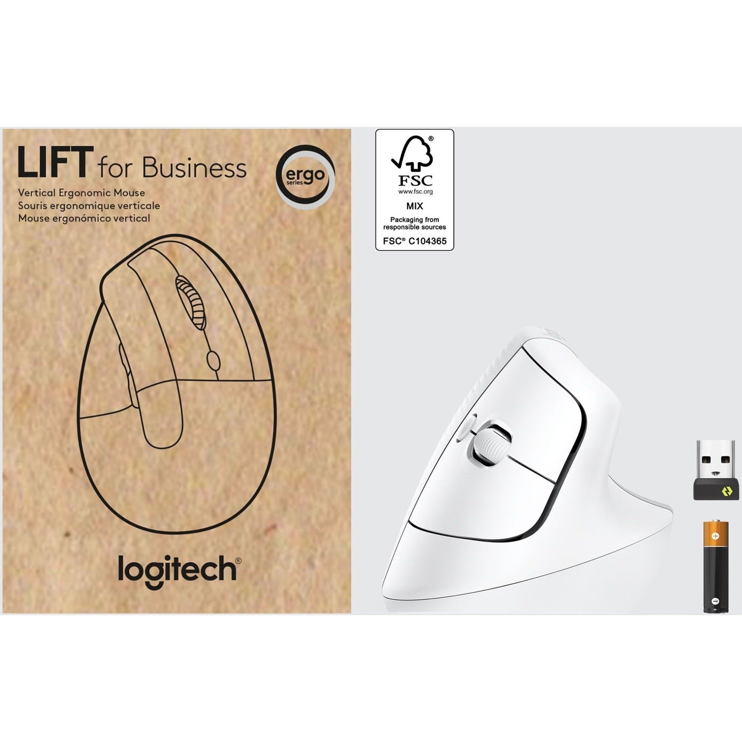 Logitech Lift Ergo Mouse