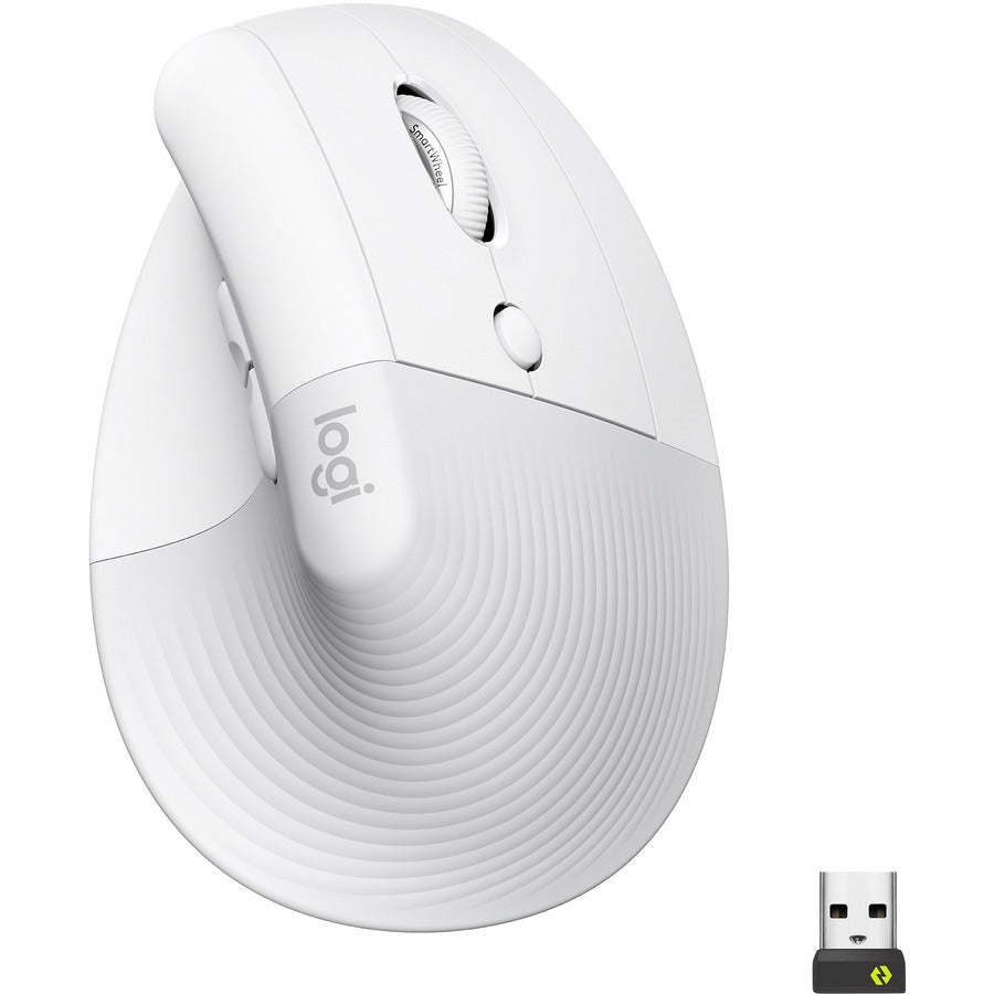 Logitech Lift Vertical Ergonomic Mouse (Off-white)