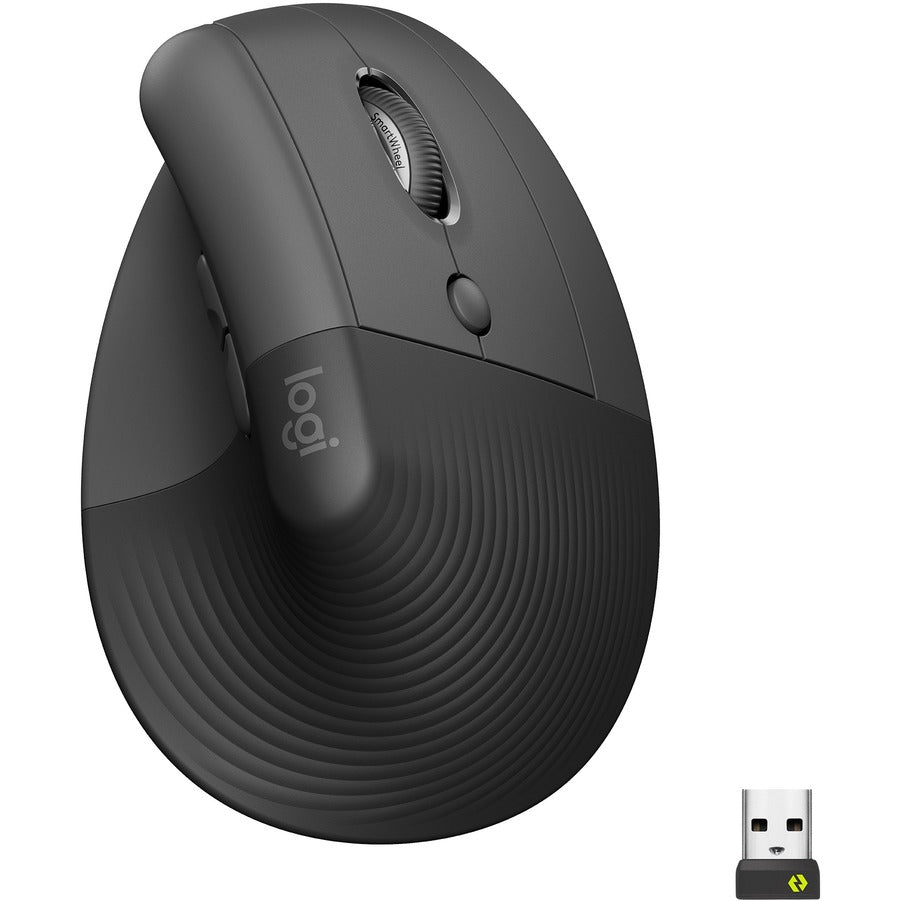 Logitech Lift Vertical Ergonomic Mouse (Graphite)