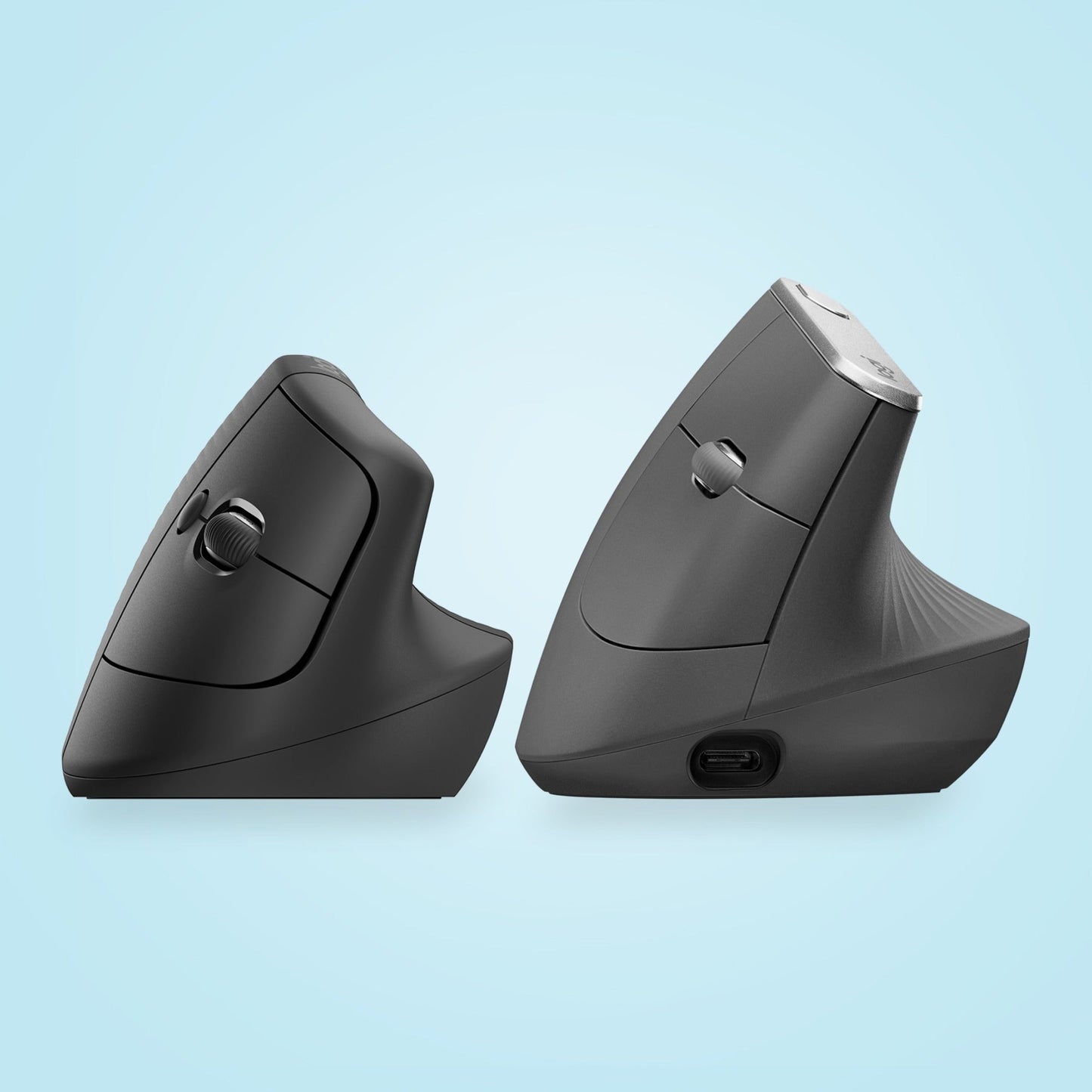 Logitech Lift Vertical Ergonomic Mouse (Graphite)