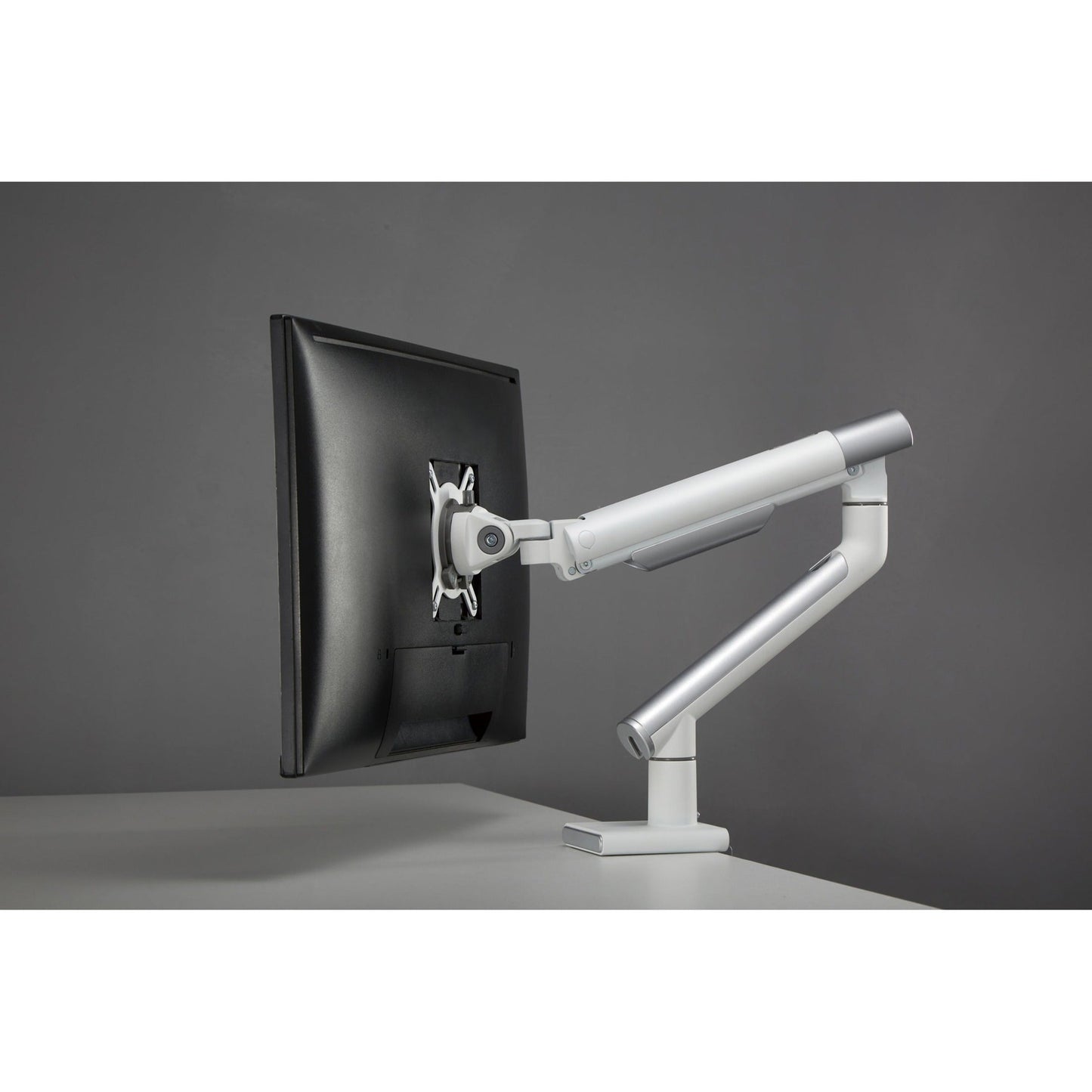 Amer HYDRA1A Mounting Arm for Monitor Curved Screen Display Display Screen - Textured White Space Gray