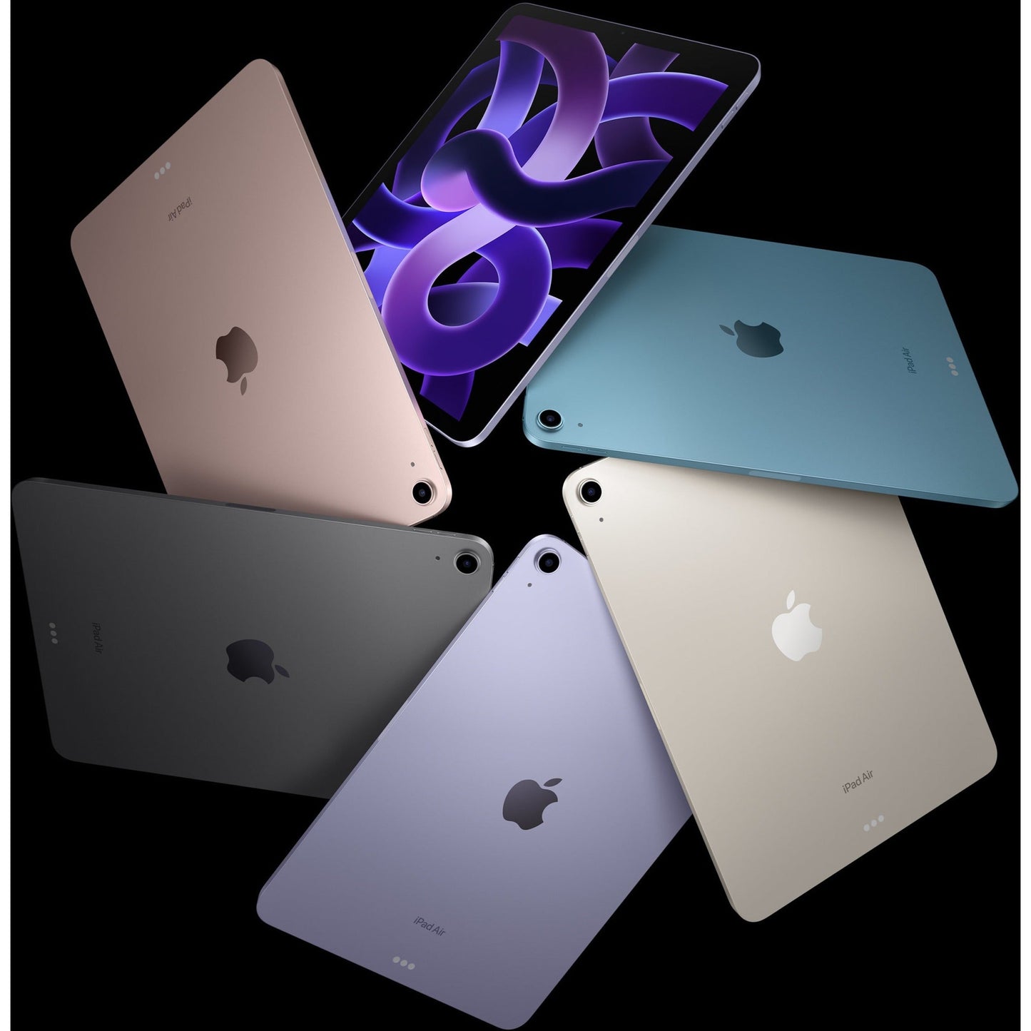 Apple iPad Air (5th Generation) A2588 Tablet - 10.9" - M1 Octa-core (8 Core) - 8 GB RAM - 64 GB Storage - iPadOS 15 - Space Gray