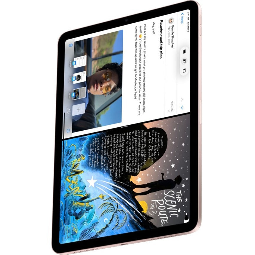 Apple iPad Air (5th Generation) A2588 Tablet - 10.9" - M1 Octa-core (8 Core) - 8 GB RAM - 256 GB Storage - iPadOS 15 - Pink