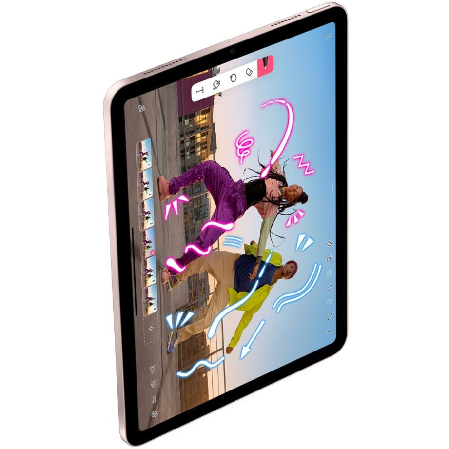 Apple iPad Air (5th Generation) A2588 Tablet - 10.9" - M1 Octa-core (8 Core) - 8 GB RAM - 256 GB Storage - iPadOS 15 - Pink