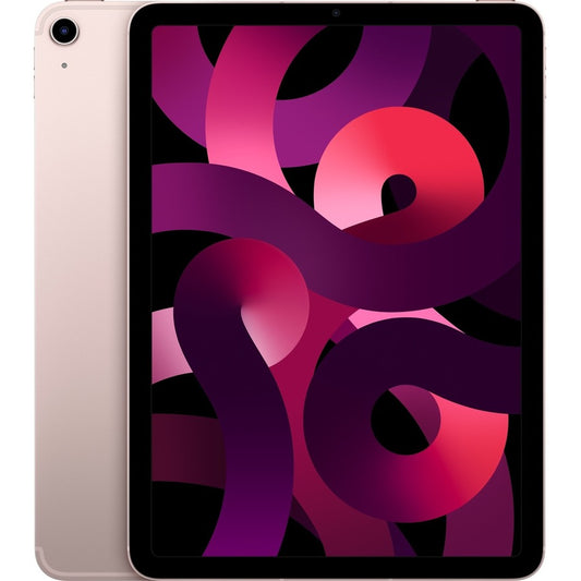 Apple iPad Air (5th Generation) A2589 Tablet - 10.9" - M1 Octa-core (8 Core) - 8 GB RAM - 256 GB Storage - iPadOS 15 - 5G - Pink