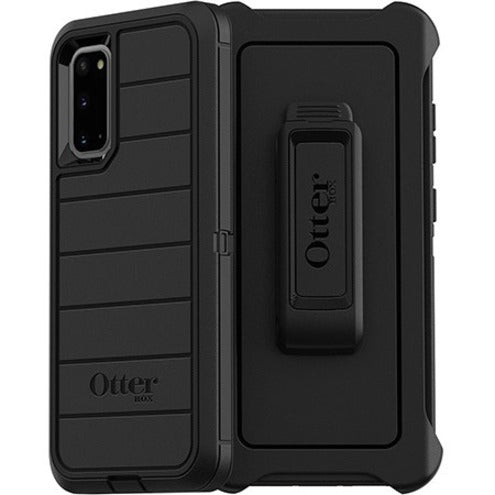 OtterBox Defender Series Pro Rugged Carrying Case (Holster) Samsung Galaxy S20 Galaxy S20 5G Smartphone - Black