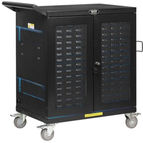 Tripp Lite Safe-IT UV Locking Storage Cart for Mobile Devices and AV Equipment Black