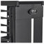 Tripp Lite High-Capacity Vertical Cable Manager - Deep Double Finger Duct with Cover - Single Sided - 12 in. Wide - Black - 7 ft. (2.2 m)