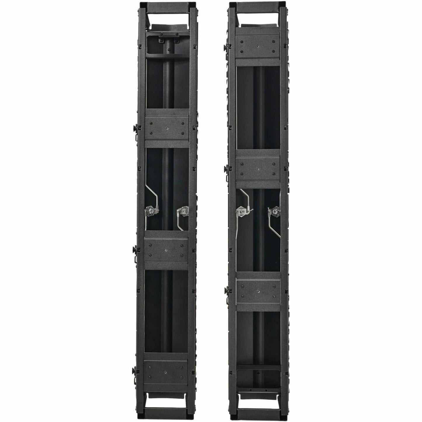 Tripp Lite High-Capacity Vertical Cable Manager - Deep Double Finger Duct with Cover - Single Sided - 6 in. Wide - Black - 7 ft. (2.2 m)