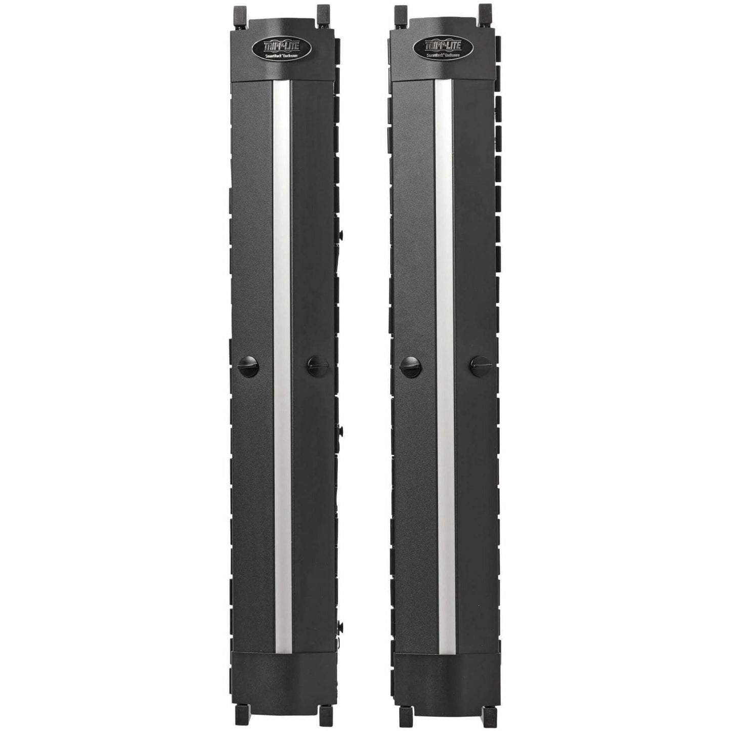 Tripp Lite High-Capacity Vertical Cable Manager - Deep Double Finger Duct with Cover - Single Sided - 6 in. Wide - Black - 7 ft. (2.2 m)