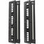 Tripp Lite High-Capacity Vertical Cable Manager - Deep Double Finger Duct with Cover - Single Sided - 6 in. Wide - Black - 7 ft. (2.2 m)