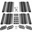 Tripp Lite High-Capacity Vertical Cable Manager - Deep Double Finger Duct with Cover - Double Sided - 6 in. Wide - Black - 7 ft. (2.2 m)