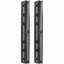 Tripp Lite High-Capacity Vertical Cable Manager - Deep Double Finger Duct with Cover - Double Sided - 6 in. Wide - Black - 7 ft. (2.2 m)