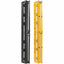 Tripp Lite High-Capacity Vertical Cable Manager - Deep Double Finger Duct with Cover - Double Sided - 6 in. Wide - Yellow/Black - 7 ft. (2.2 m)