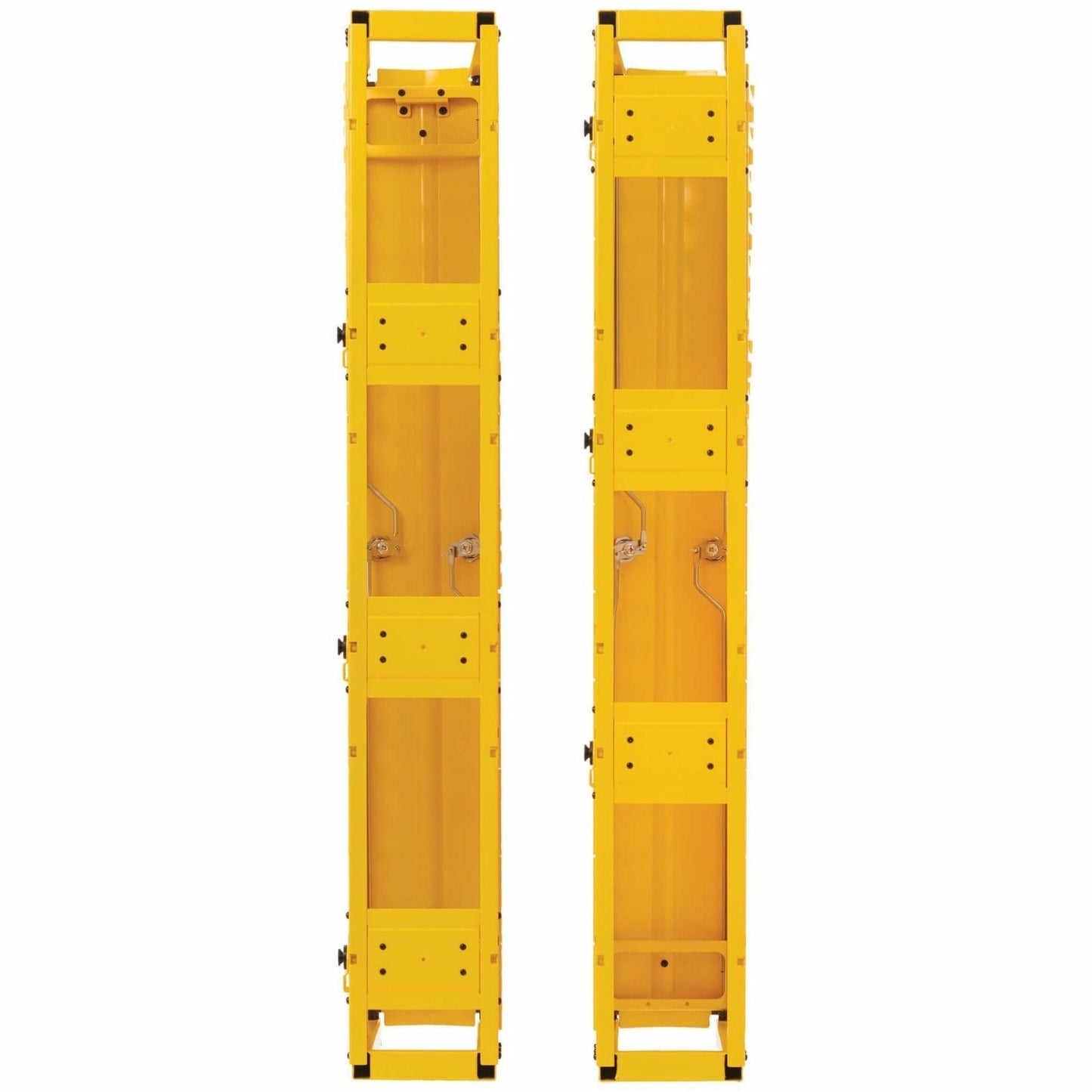 Tripp Lite High-Capacity Vertical Cable Manager - Deep Double Finger Duct with Cover - Single Sided - 6 in. Wide - Yellow - 7 ft. (2.2 m)