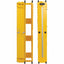 Tripp Lite High-Capacity Vertical Cable Manager - Deep Double Finger Duct with Cover - Single Sided - 6 in. Wide - Yellow - 7 ft. (2.2 m)