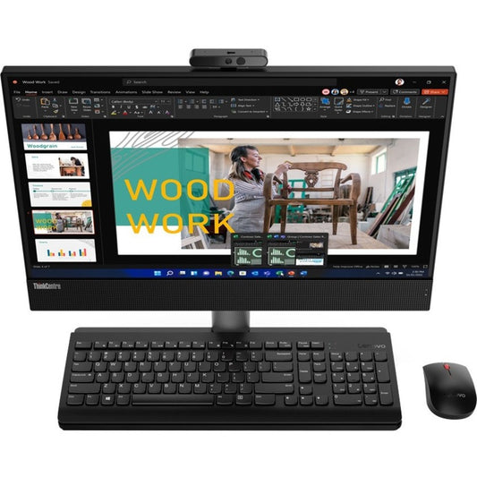 Lenovo ThinkCentre M70a Gen 3 11VL003TUS All-in-One Computer - Intel Core i7 12th Gen i7-12700 Dodeca-core (12 Core) - 16 GB RAM DDR4 SDRAM - 1 TB NVMe M.2 PCI Express PCI Express NVMe 4.0 x4 SSD - 21.5" Full HD 1920 x 1080 - Desktop - Black