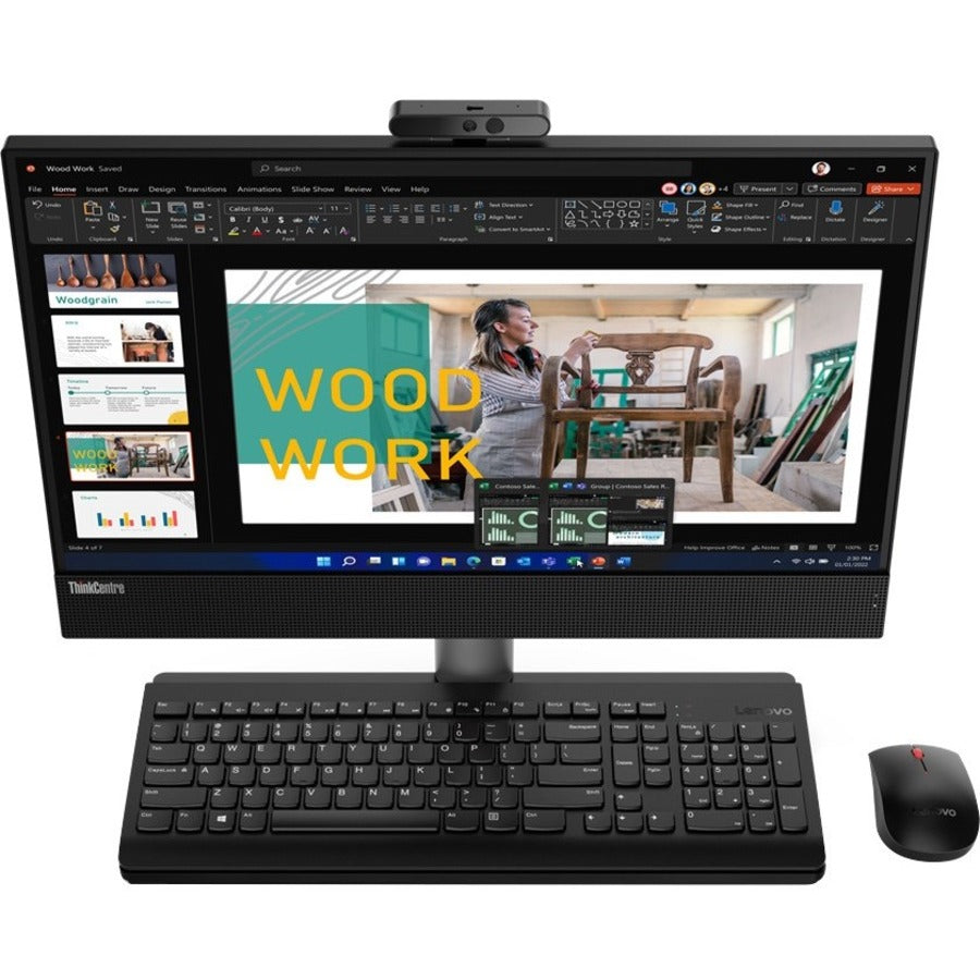 Lenovo ThinkCentre M70a Gen 3 11VL0048US All-in-One Computer - Intel Core i5 12th Gen i5-12400 Hexa-core (6 Core) 2.50 GHz - 8 GB RAM DDR4 SDRAM - 256 GB NVMe M.2 PCI Express PCI Express NVMe 4.0 x4 SSD - 21.5" Full HD 1920 x 1080 - Desktop - Black