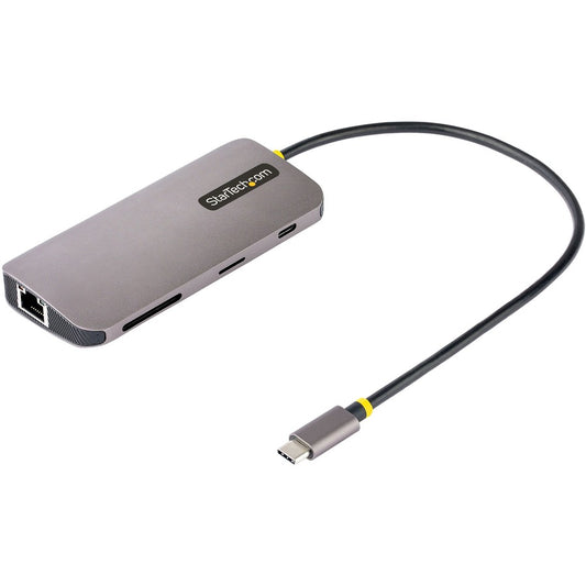 StarTech.com USB C Multiport Adapter 4K 60Hz HDMI HDR10 Video 3 Port 5Gbps USB-A Hub 100W PD Pass-Through GbE SD/MicroSD Mini Dock