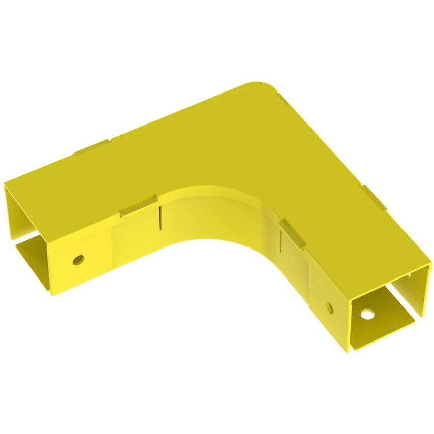 Panduit FiberRunner Horizontal Right-Angle 2x2 Yellow